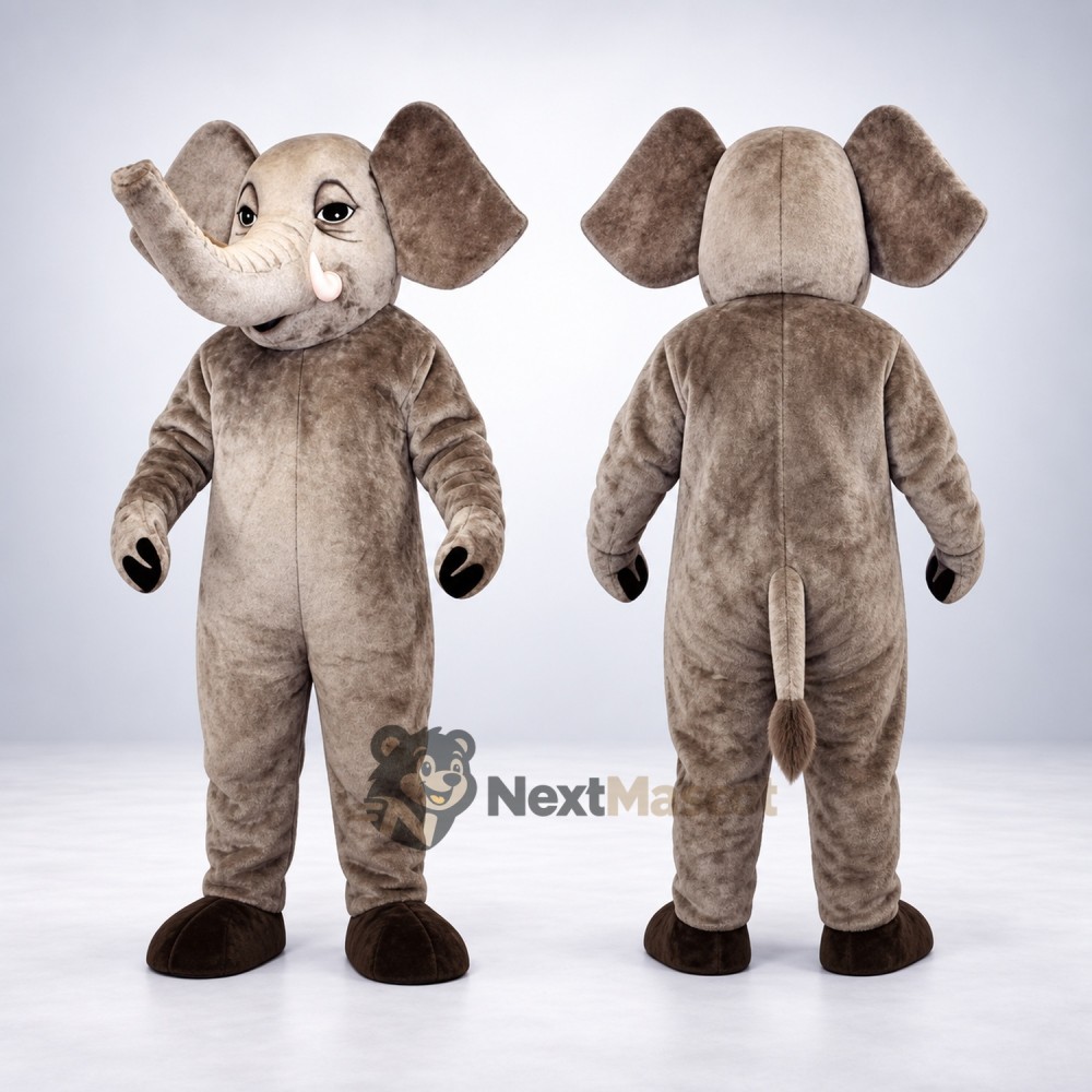 Elephant Mascot Costume - Gray for Youth Events Elephant Mascot Costume - Gray for Youth Events