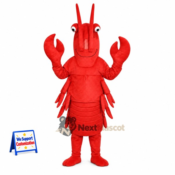 Lobster Mascot Costume - Red for Birthday Parties
