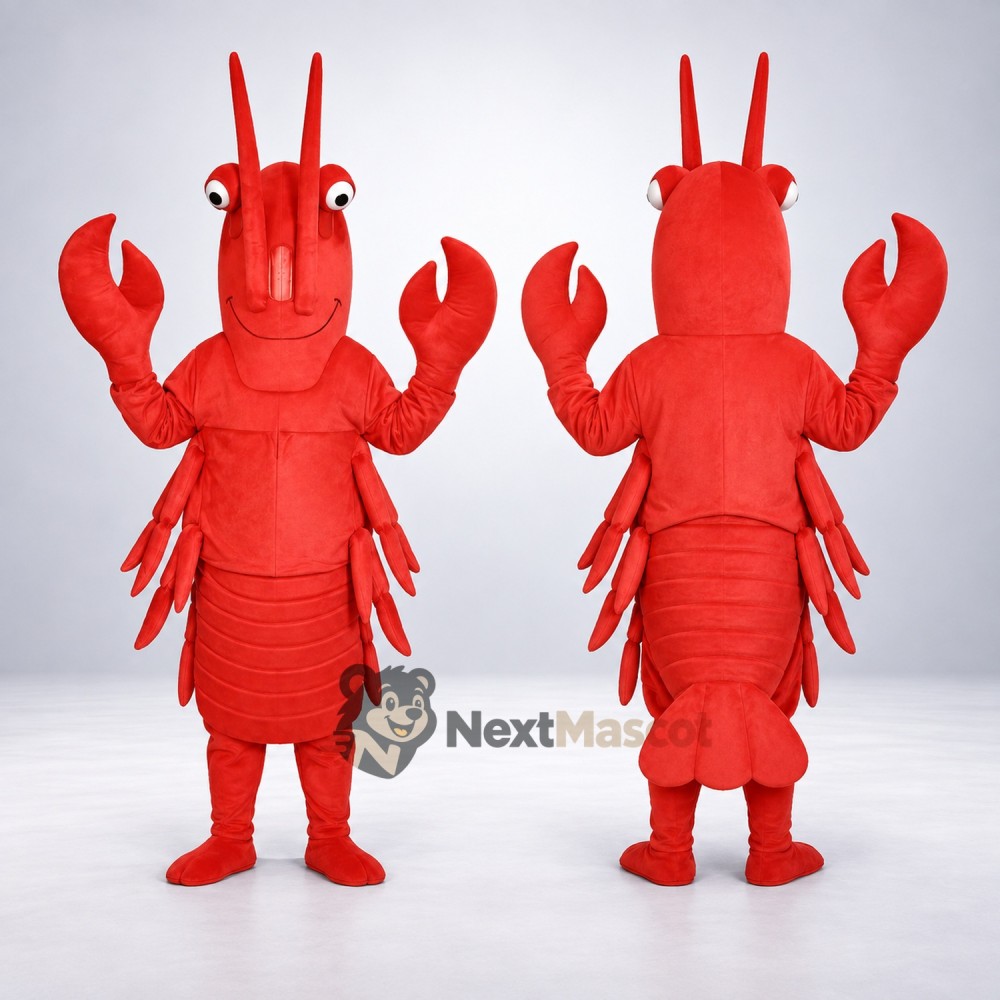 Lobster Mascot Costume - Red for Birthday Parties Lobster Mascot Costume - Red for Birthday Parties