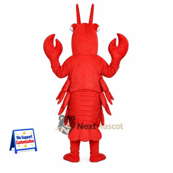 Lobster Mascot Costume - Red for Birthday Parties Lobster Mascot Costume - Red for Birthday Parties