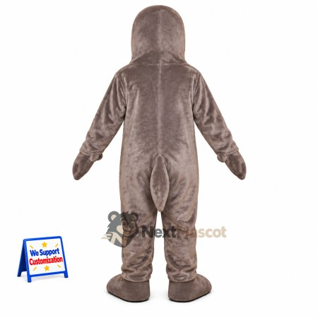 Seal Mascot Costume - Gray for Aquarium Events Seal Mascot Costume - Gray for Aquarium Events
