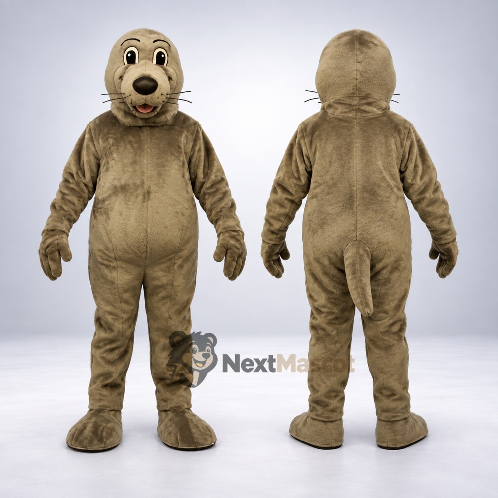 Seal Mascot Costume - Brown for Ocean Events