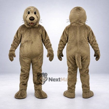Seal Mascot Costume - Brown for Ocean Events