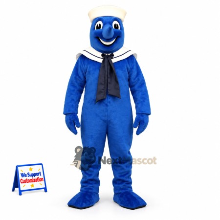 Dolphin Mascot Costume - Sailor Style Dolphin Mascot Costume - Sailor Style