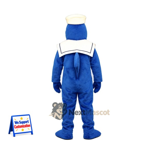 Dolphin Mascot Costume - Sailor Style Dolphin Mascot Costume - Sailor Style