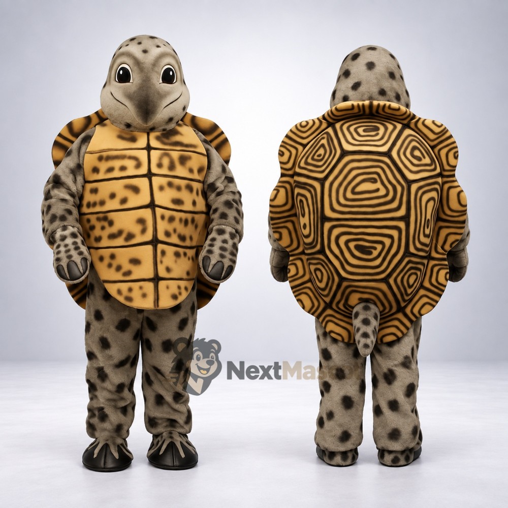 Turtle Mascot Costume - Spotted Turtle Mascot Costume - Spotted