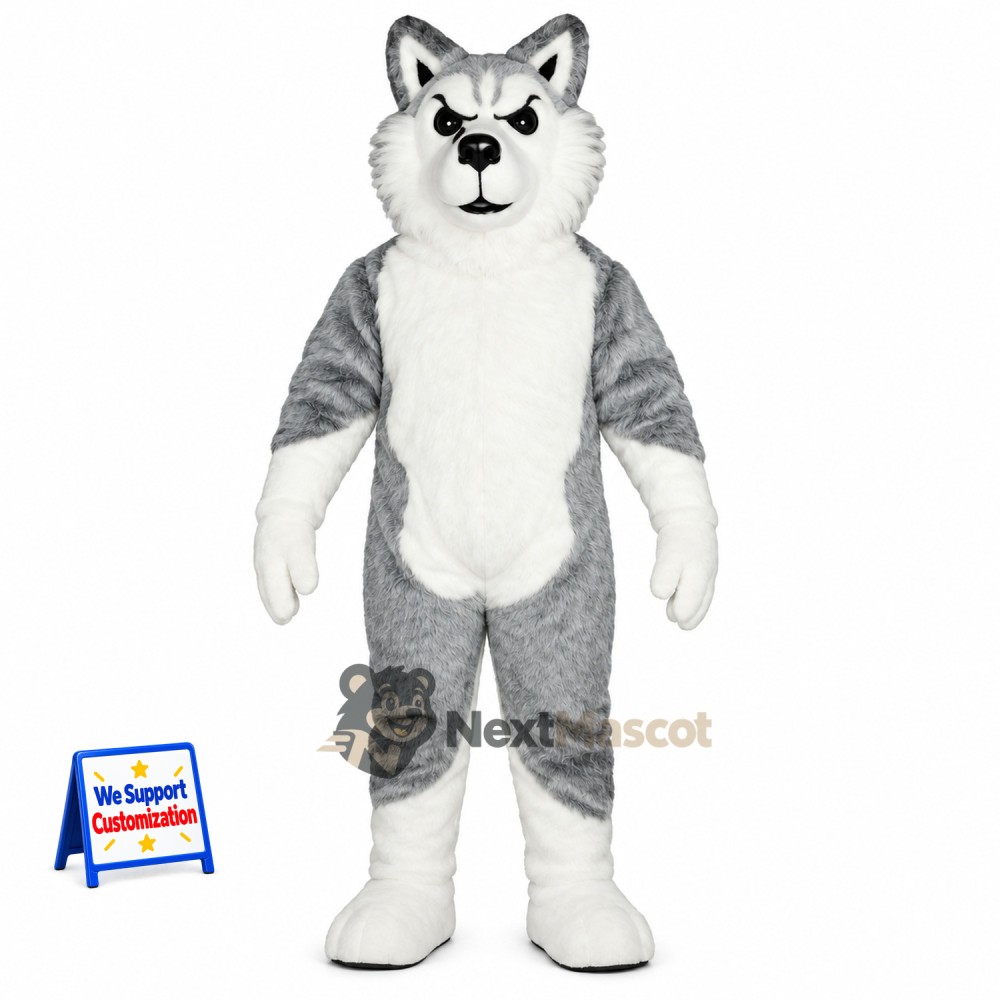 Husky Mascot Costume - Gray for Homecoming Husky Mascot Costume - Gray for Homecoming