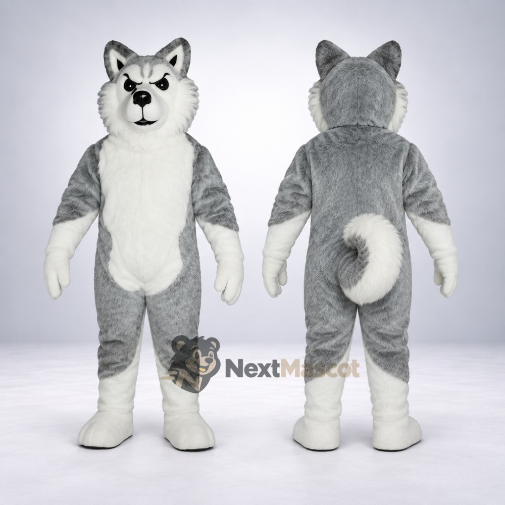 Husky Mascot Costume - Gray for Homecoming Husky Mascot Costume - Gray for Homecoming