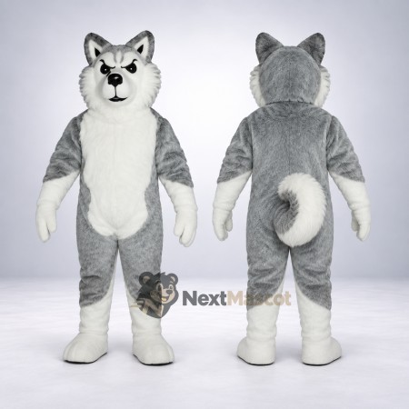 Husky Mascot Costume - Gray for Homecoming Husky Mascot Costume - Gray for Homecoming