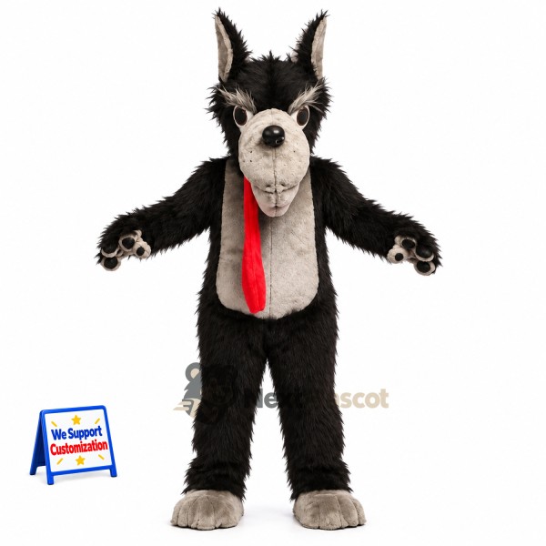 Dog Mascot Costume - Black