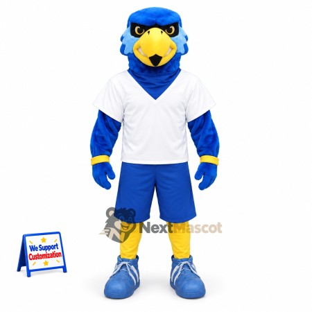 Eagle Mascot Costume - Blue for Fundraisers Eagle Mascot Costume - Blue for Fundraisers