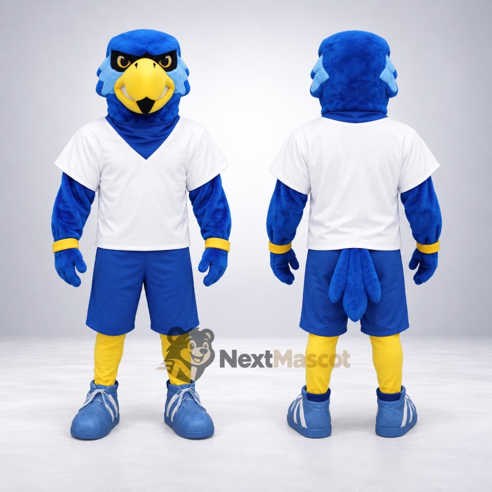 Eagle Mascot Costume - Blue for Fundraisers Eagle Mascot Costume - Blue for Fundraisers