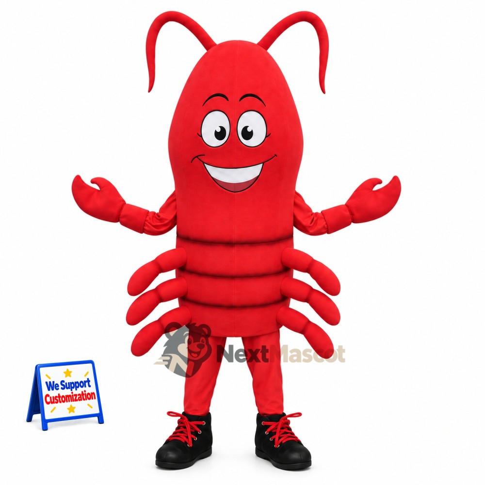 Lobster Mascot Costume - Red for Sports Days