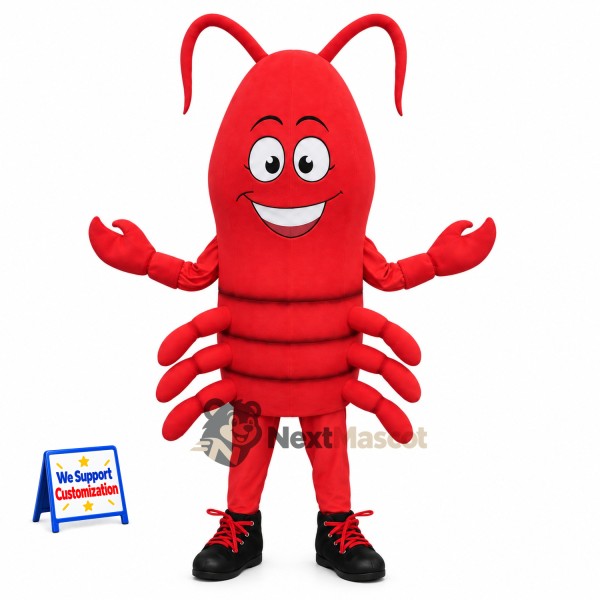 Lobster Mascot Costume - Red for Sports Days