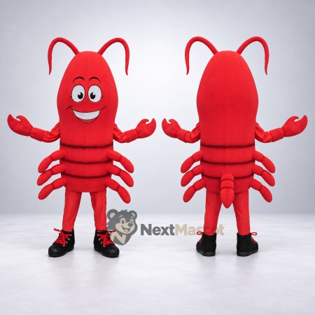 Lobster Mascot Costume - Red for Sports Days