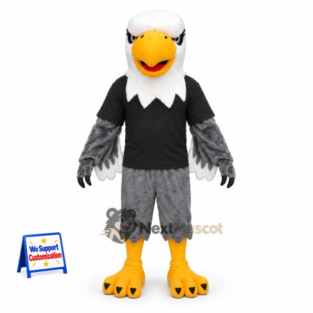 Eagle Mascot Costume - Gray for Parades Eagle Mascot Costume - Gray for Parades
