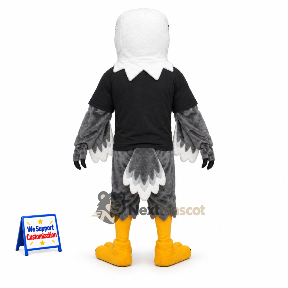 Eagle Mascot Costume - Gray for Parades Eagle Mascot Costume - Gray for Parades