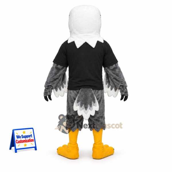 Eagle Mascot Costume - Gray for Parades Eagle Mascot Costume - Gray for Parades