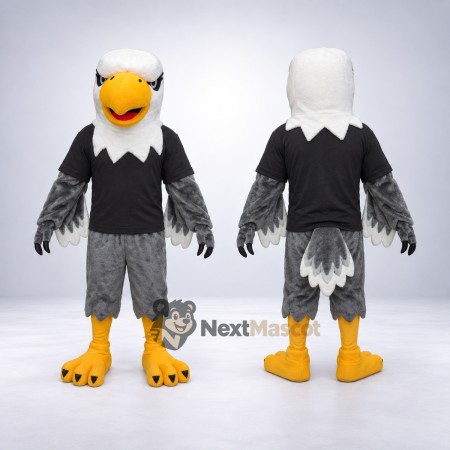 Eagle Mascot Costume - Gray for Parades Eagle Mascot Costume - Gray for Parades