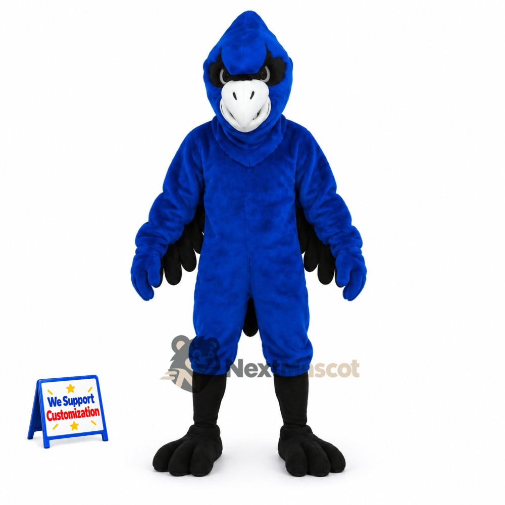 Bird Mascot Costume - Blue for Promotions