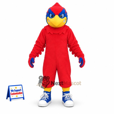 Cardinal Mascot Costume - Red for Grand Openings Cardinal Mascot Costume - Red for Grand Openings