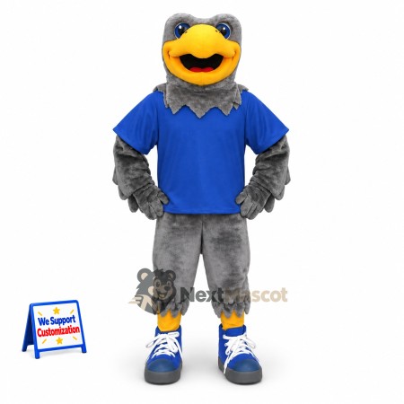 Bird Mascot Costume - Gray for School Spirit Bird Mascot Costume - Gray for School Spirit