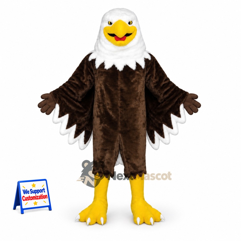 Bald Eagle Mascot Costume for Summer Festivals Bald Eagle Mascot Costume for Summer Festivals