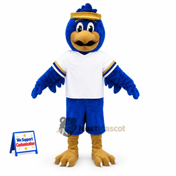 Bird Mascot Costume - Blue for Grand Openings