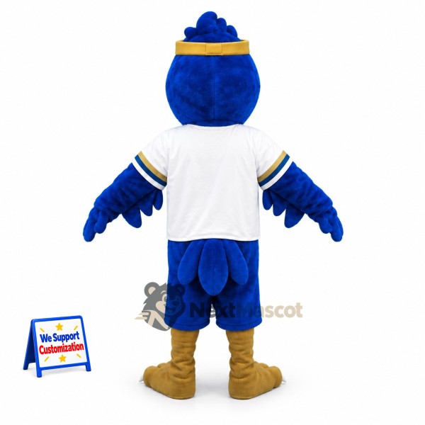 Bird Mascot Costume - Blue for Grand Openings Bird Mascot Costume - Blue for Grand Openings