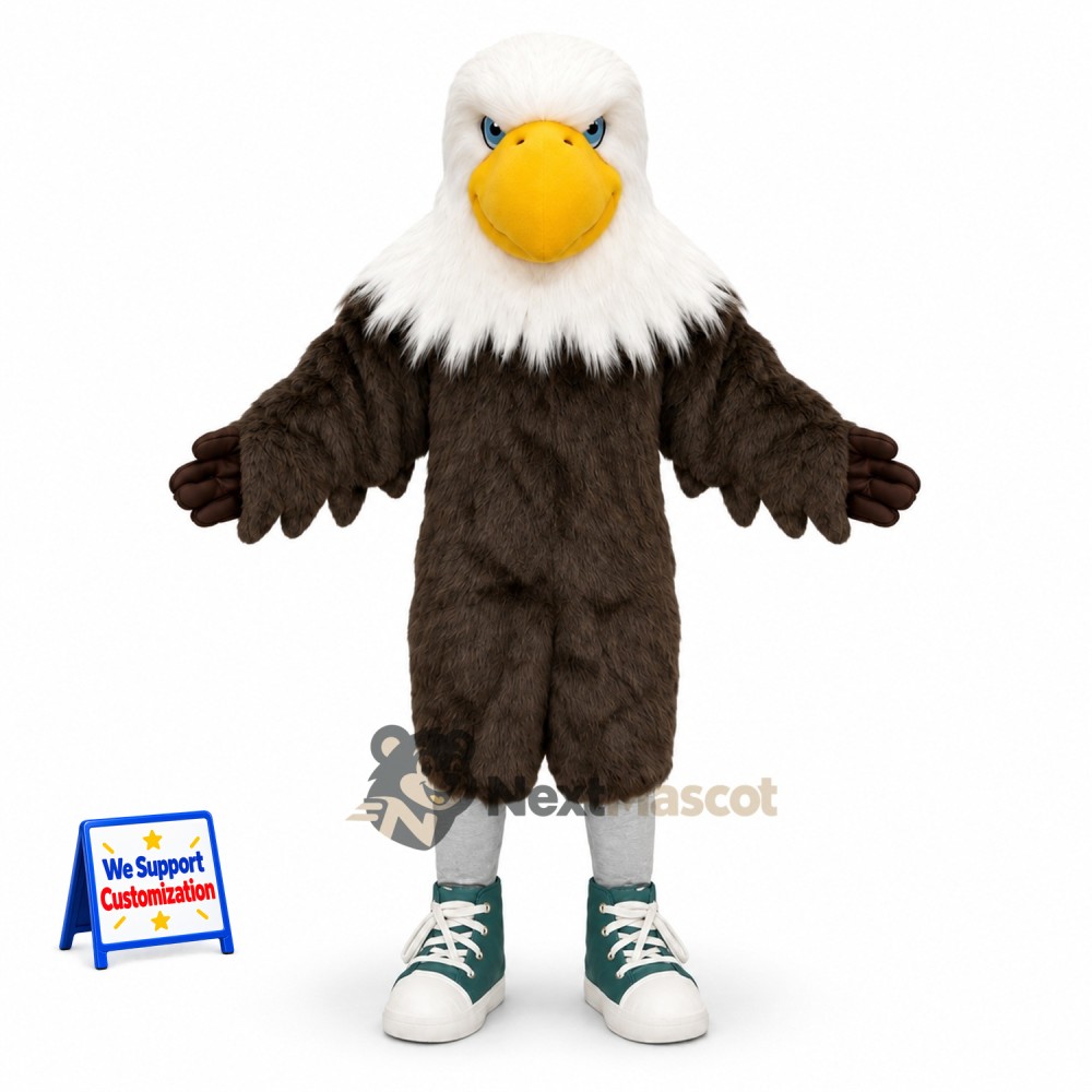 Bald Eagle Mascot Costume for Autumn Festivals Bald Eagle Mascot Costume for Autumn Festivals