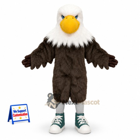 Bald Eagle Mascot Costume for Autumn Festivals Bald Eagle Mascot Costume for Autumn Festivals