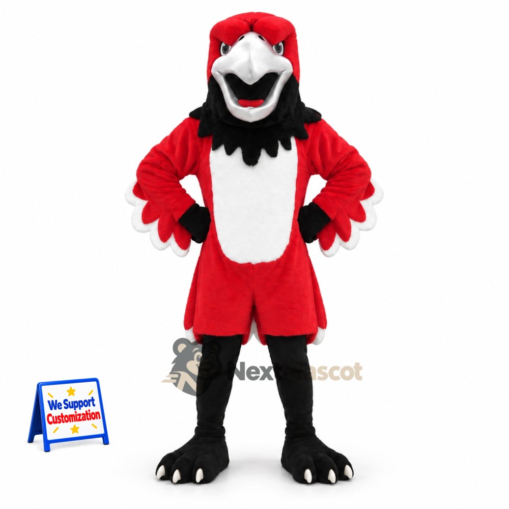 Parrot Mascot Costume - Red for Stage Shows Parrot Mascot Costume - Red for Stage Shows