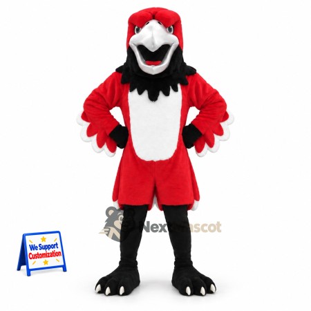Parrot Mascot Costume - Red for Stage Shows Parrot Mascot Costume - Red for Stage Shows