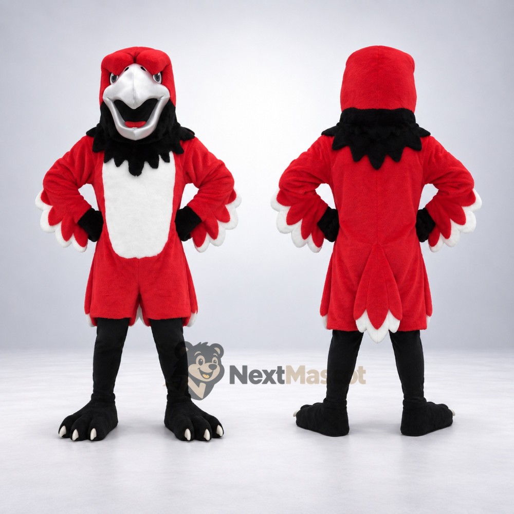 Parrot Mascot Costume - Red for Stage Shows Parrot Mascot Costume - Red for Stage Shows