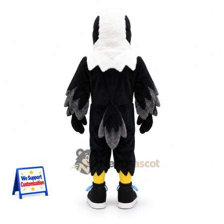 Eagle Mascot Costume - Black for School Events Eagle Mascot Costume - Black for School Events
