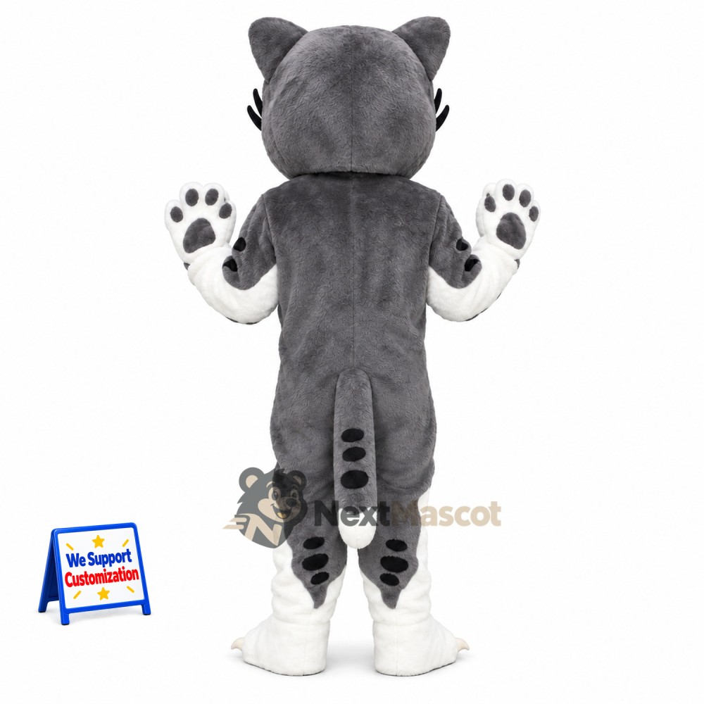 Wolf Mascot Costume - Gray for Community Parades Wolf Mascot Costume - Gray for Community Parades