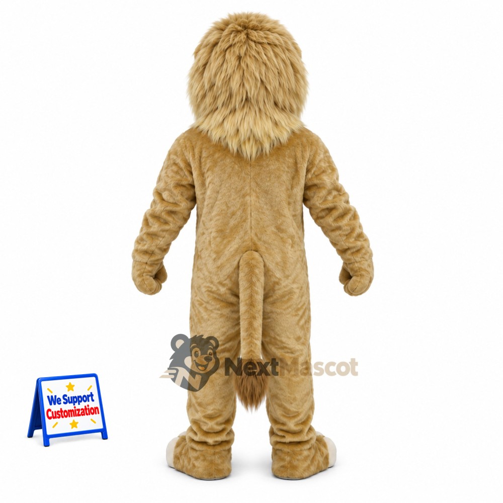 Lion Mascot Costume - Tan for Sports Days Lion Mascot Costume - Tan for Sports Days