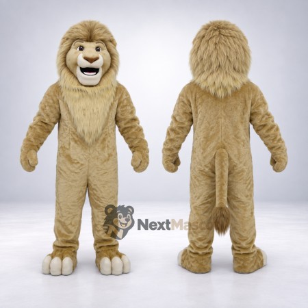 Lion Mascot Costume - Tan for Sports Days Lion Mascot Costume - Tan for Sports Days