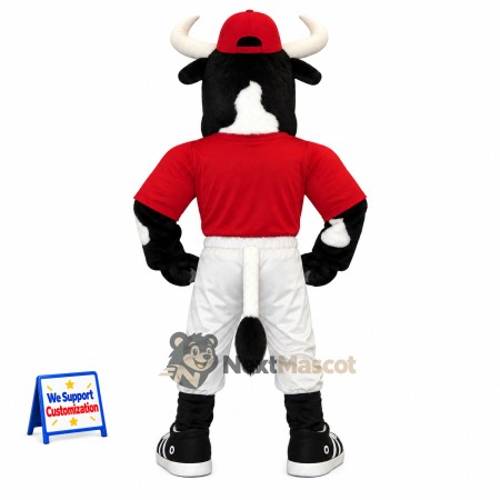 Bull Mascot Costume - Baseball Uniform for Parades Bull Mascot Costume - Baseball Uniform for Parades