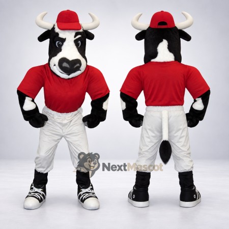 Bull Mascot Costume - Baseball Uniform for Parades Bull Mascot Costume - Baseball Uniform for Parades