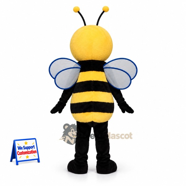 Bee Mascot Costume - Purple Wings Bee Mascot Costume - Purple Wings