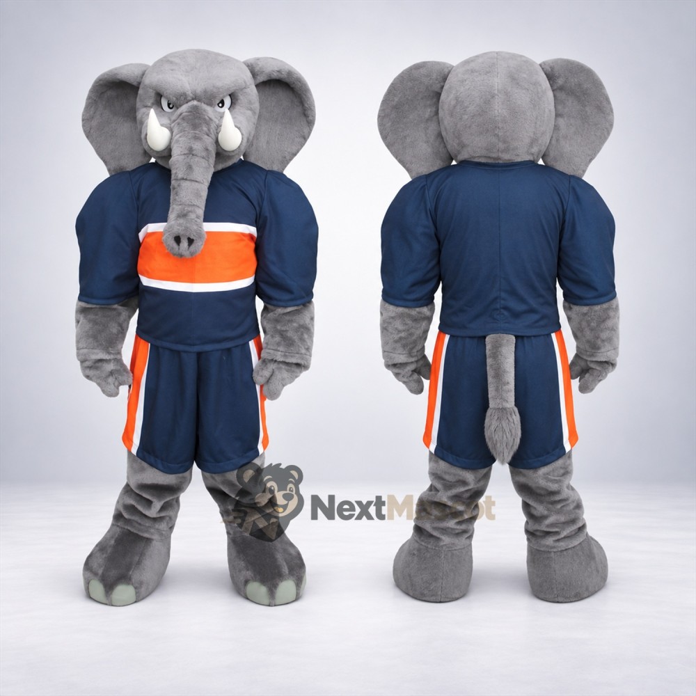 Elephant Mascot Costume - Sports Uniform Elephant Mascot Costume - Sports Uniform