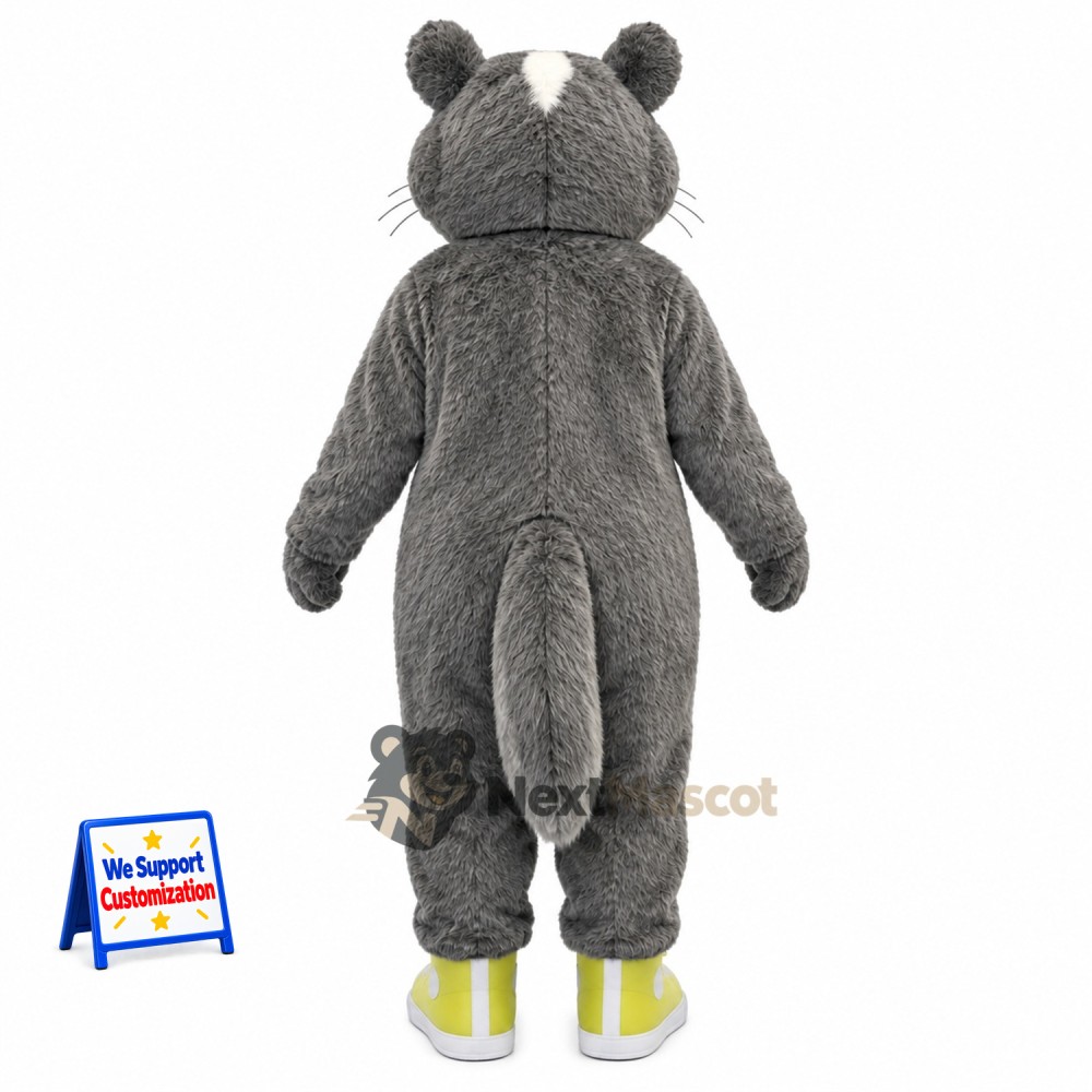 Hamster Mascot Costume - Gray for Community Events Hamster Mascot Costume - Gray for Community Events