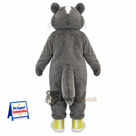 Hamster Mascot Costume - Gray for Community Events Hamster Mascot Costume - Gray for Community Events