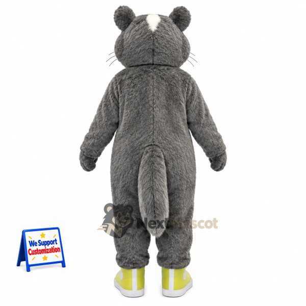 Hamster Mascot Costume - Gray for Community Events Hamster Mascot Costume - Gray for Community Events
