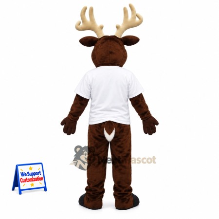 Deer Mascot Costume - White Shirt Deer Mascot Costume - White Shirt