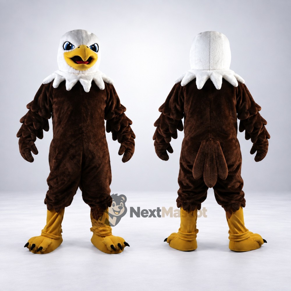 Bald Eagle Mascot Costume for Winter Festivals Bald Eagle Mascot Costume for Winter Festivals