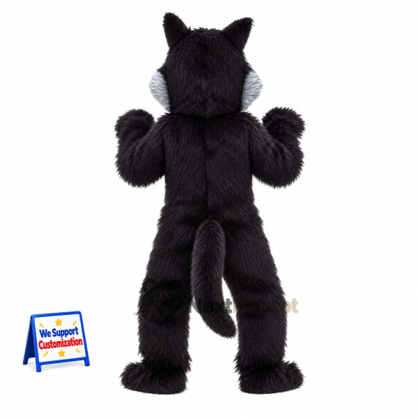 Wolf Mascot Costume - Black (NMB866) Wolf Mascot Costume - Black (NMB866)