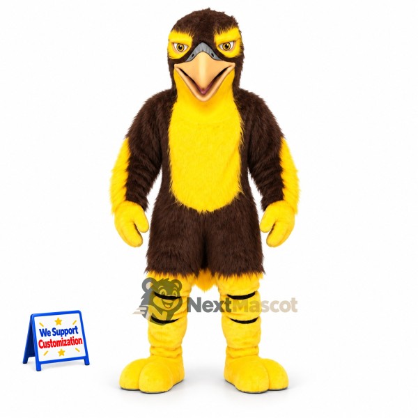 Eagle Mascot Costume - Brown for Street Fairs