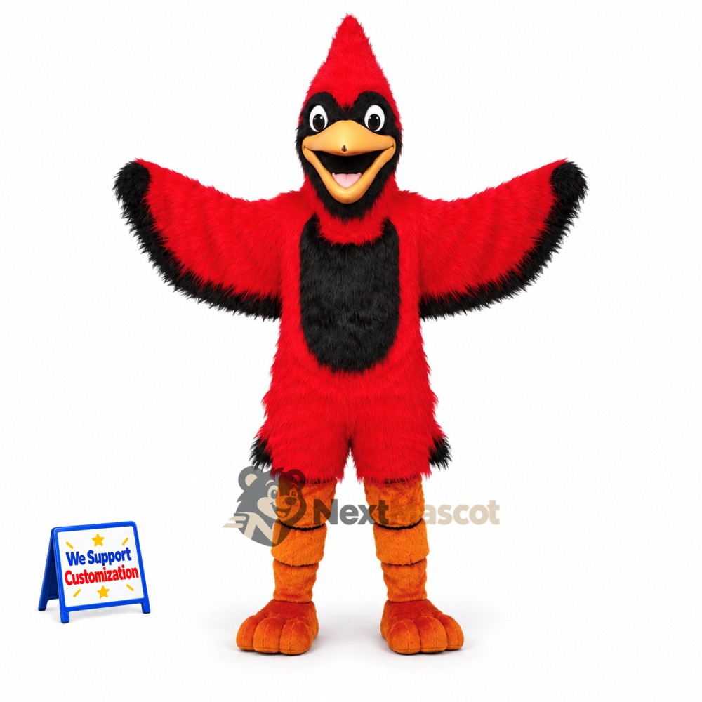 Cardinal Mascot Costume - Red for Photo Events Cardinal Mascot Costume - Red for Photo Events